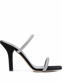 Paris Texas Holly Linda 90mm Embellished Mules - at Farfetch